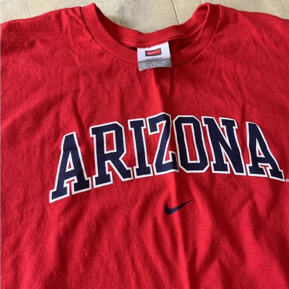 Mens Nike Arizona NCAA Swoosh Red T Shirt Size XL - Picture 2 of 4